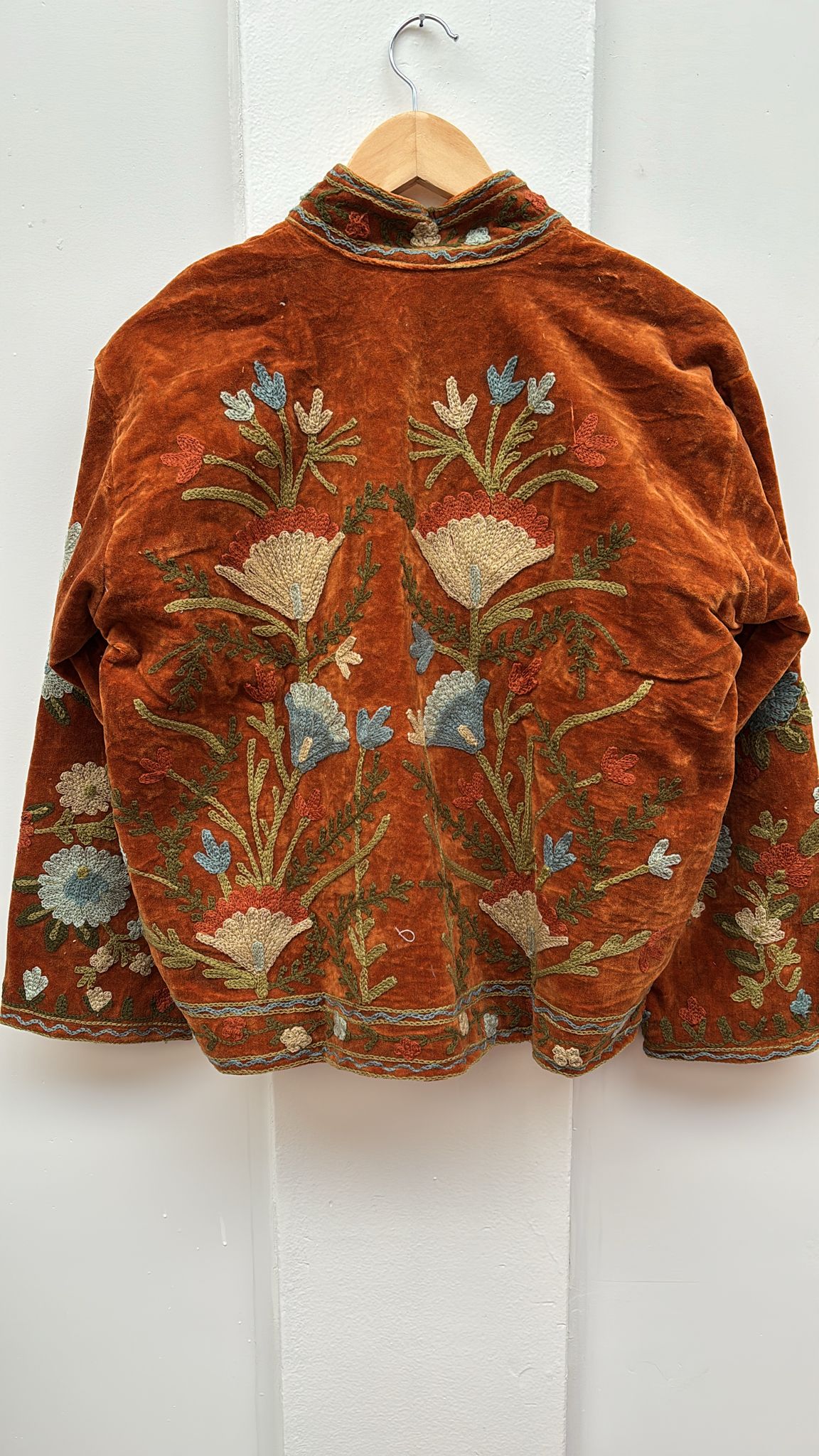 Velvet Indian Jacket  Luxury Handcrafted Velvet Jacket