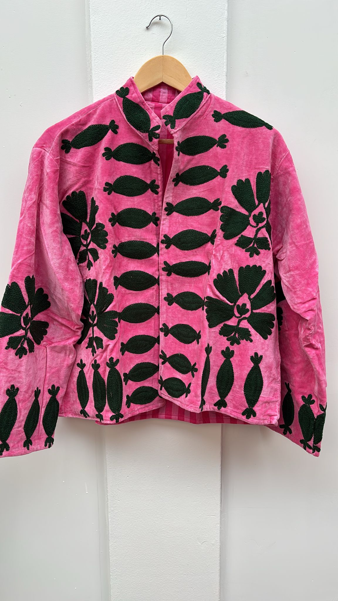 Velvet Indian Jacket  Luxury Handcrafted Velvet Jacket