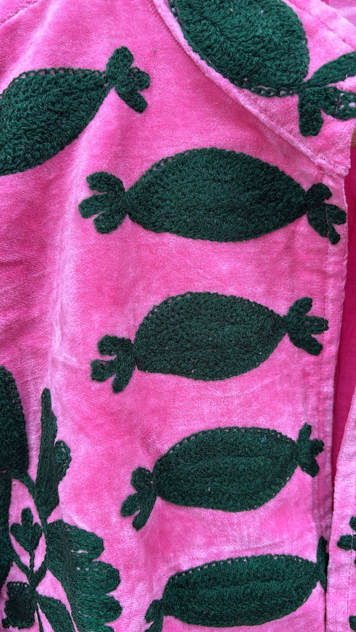 Velvet Indian Jacket  Luxury Handcrafted Velvet Jacket