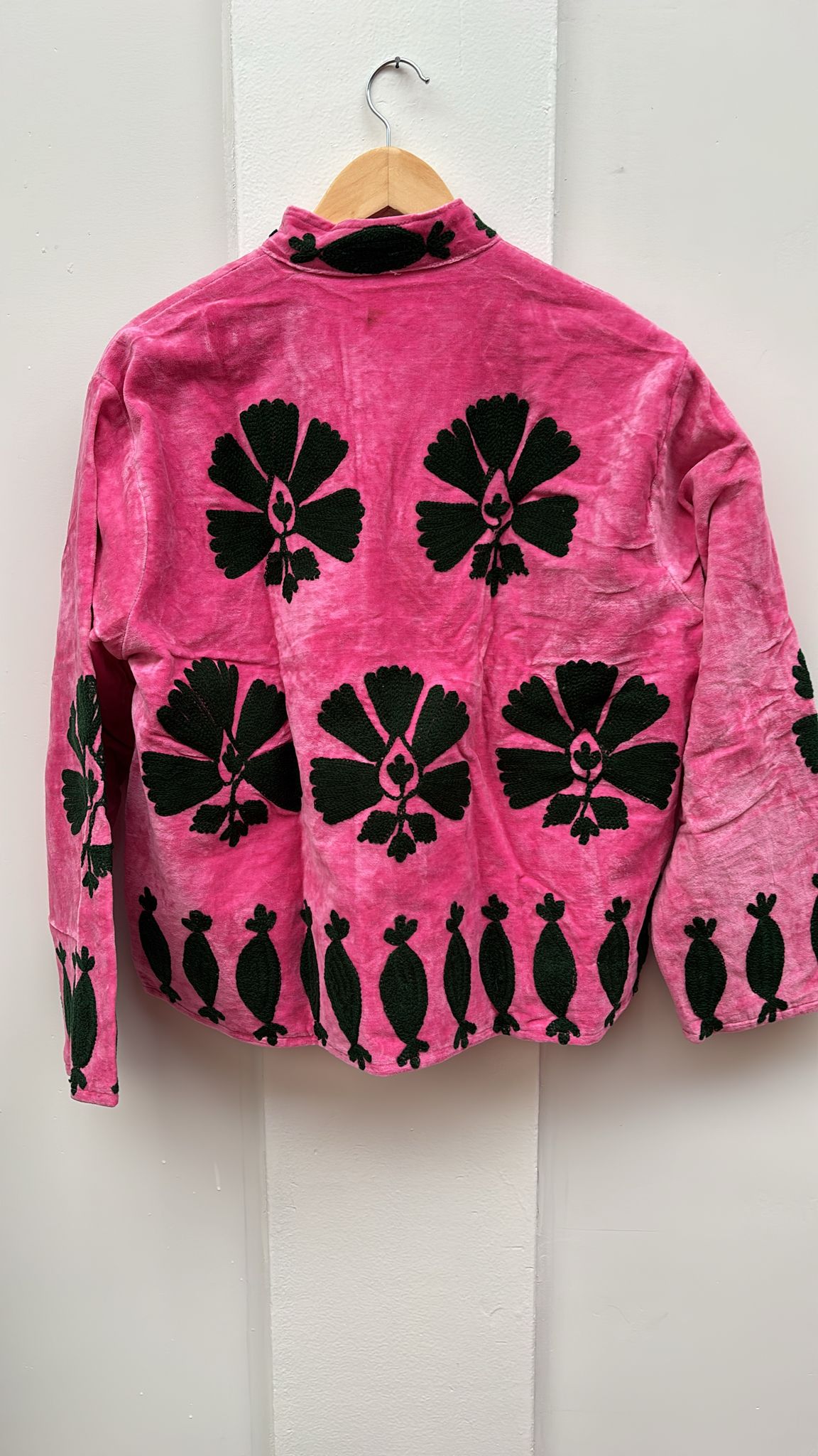 Velvet Indian Jacket  Luxury Handcrafted Velvet Jacket