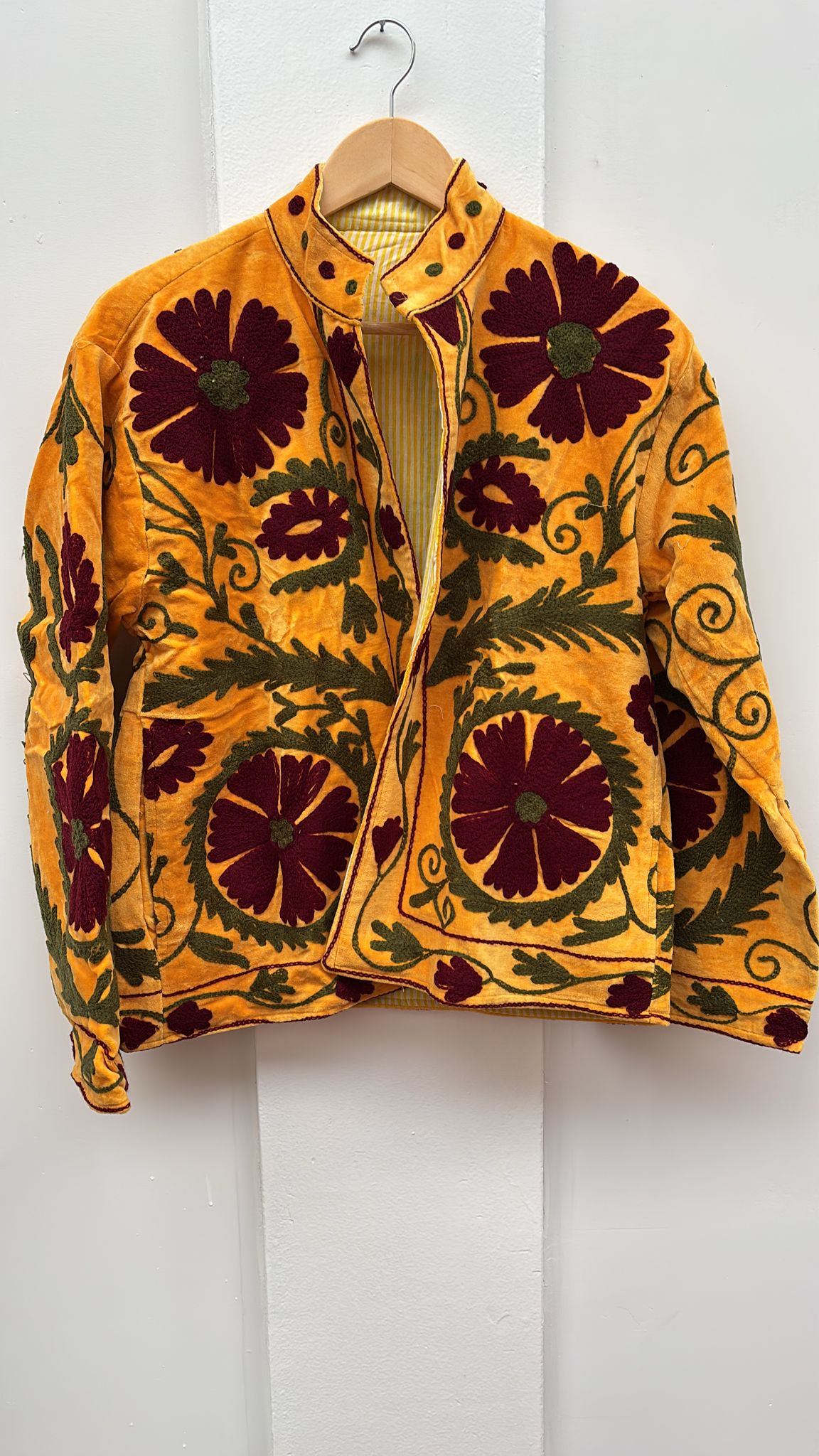 Velvet Indian Jacket  Luxury Handcrafted Velvet Jacket