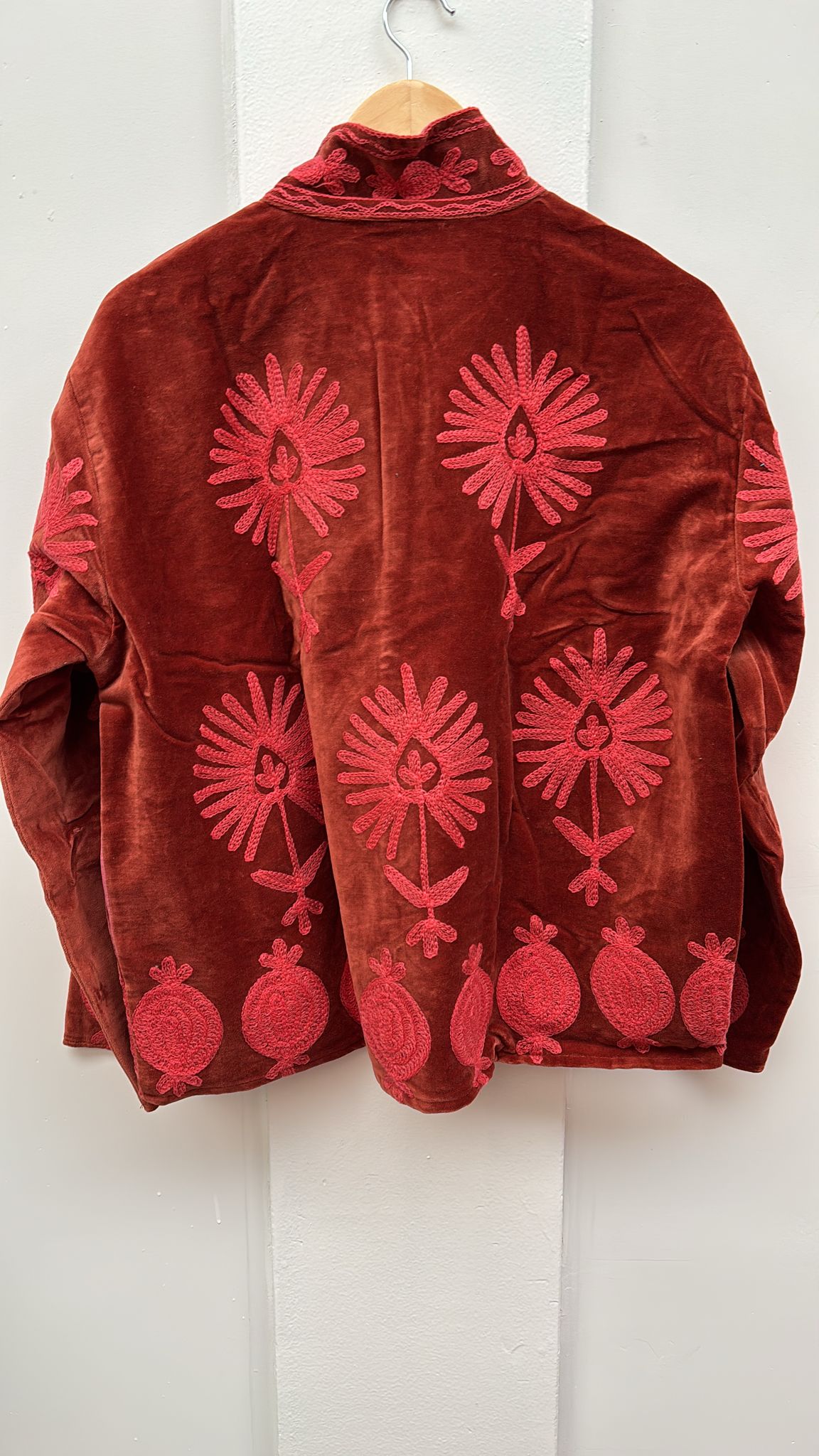 Velvet Indian Jacket  Luxury Handcrafted Velvet Jacket