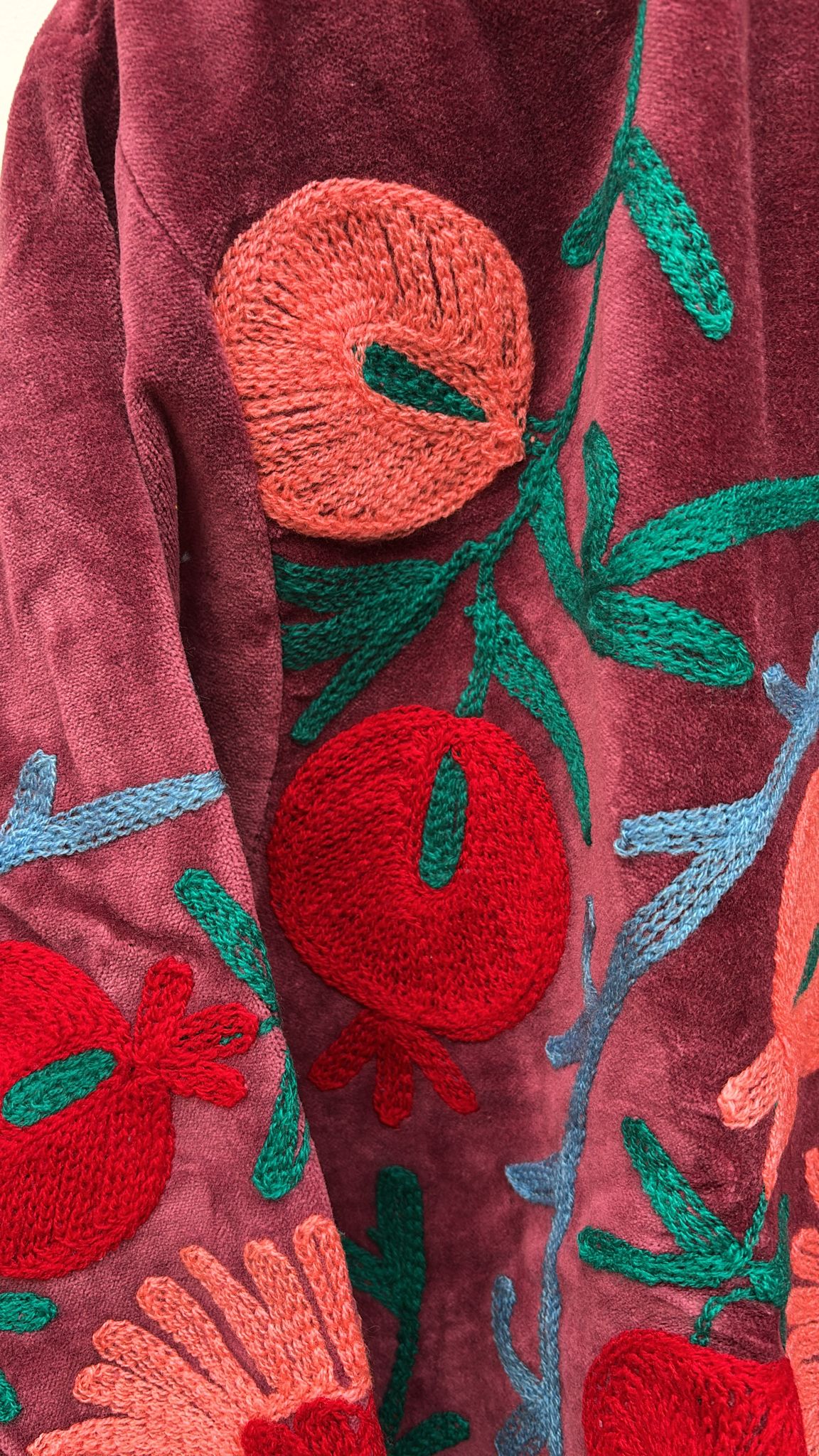 Velvet Indian Jacket  Luxury Handcrafted Velvet Jacket