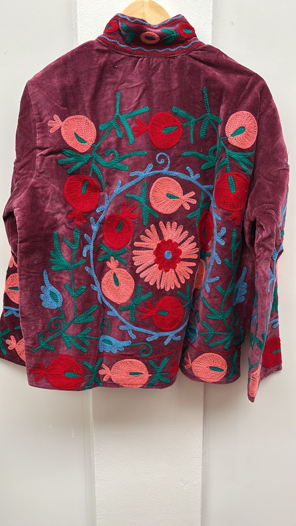 Velvet Indian Jacket  Luxury Handcrafted Velvet Jacket