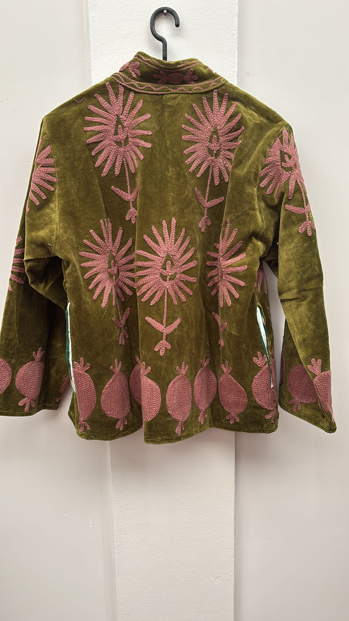 Velvet Indian Jacket  Luxury Handcrafted Velvet Jacket