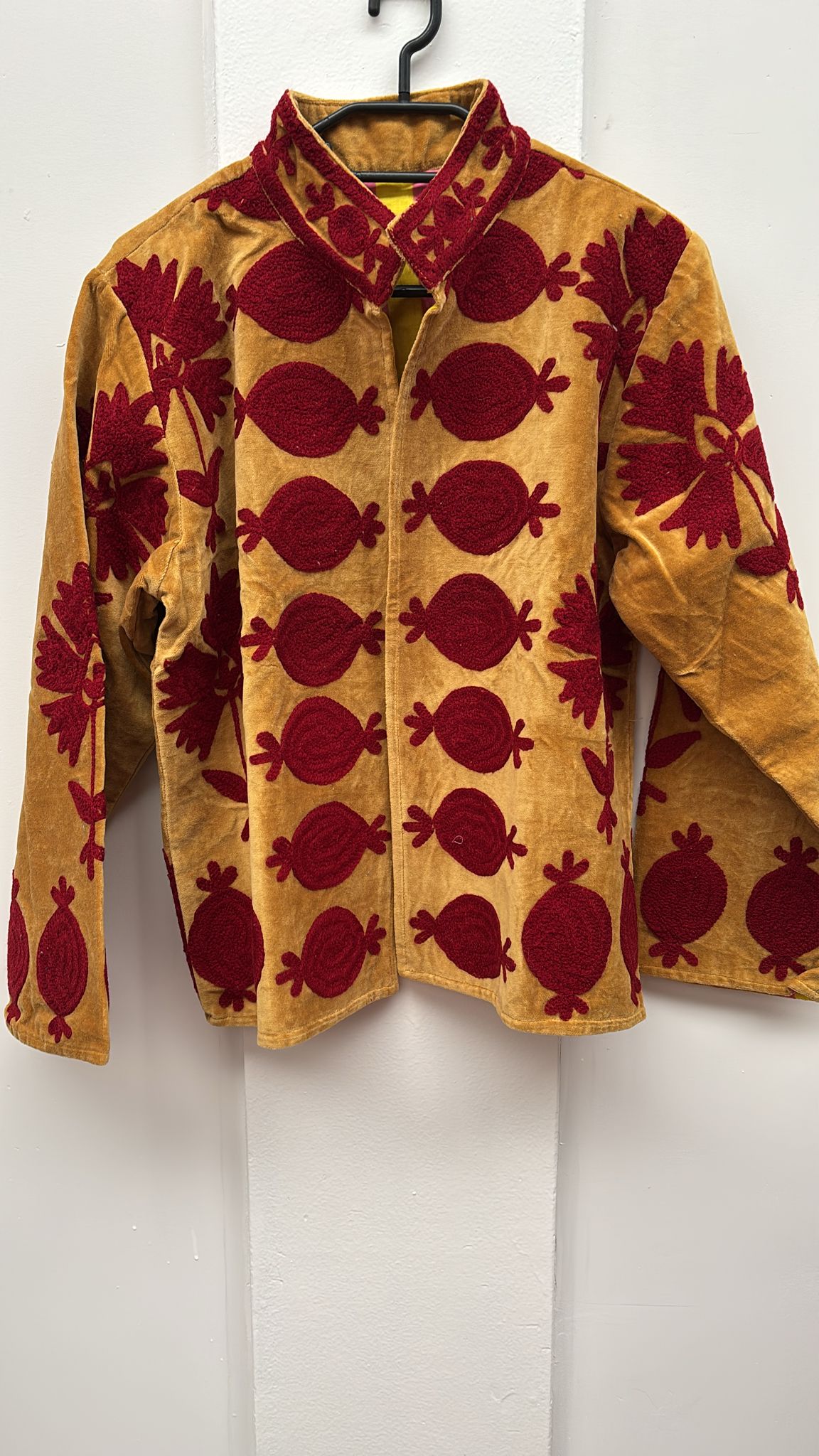 Velvet Indian Jacket  Luxury Handcrafted Velvet Jacket