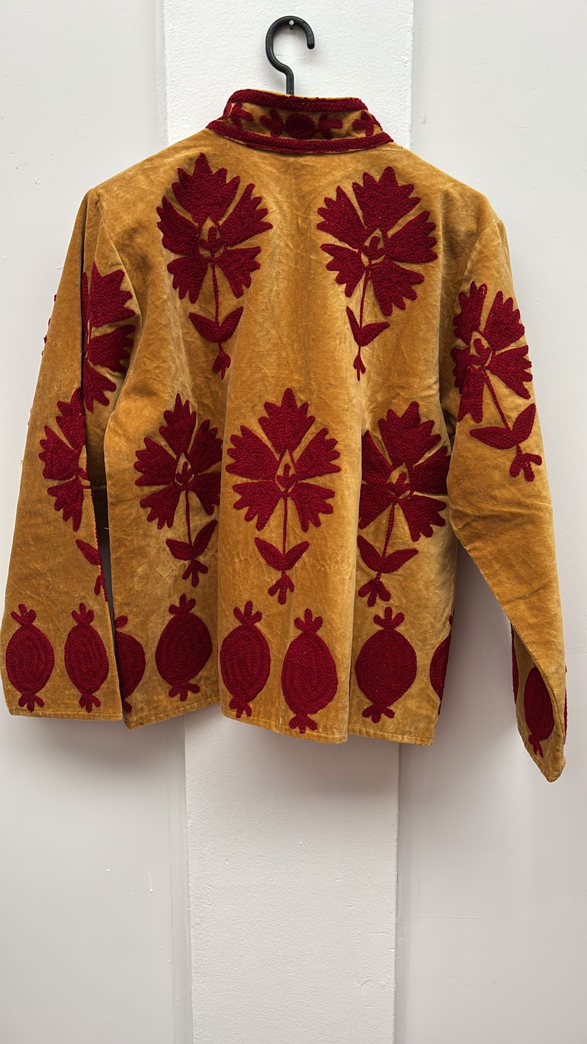 Velvet Indian Jacket  Luxury Handcrafted Velvet Jacket