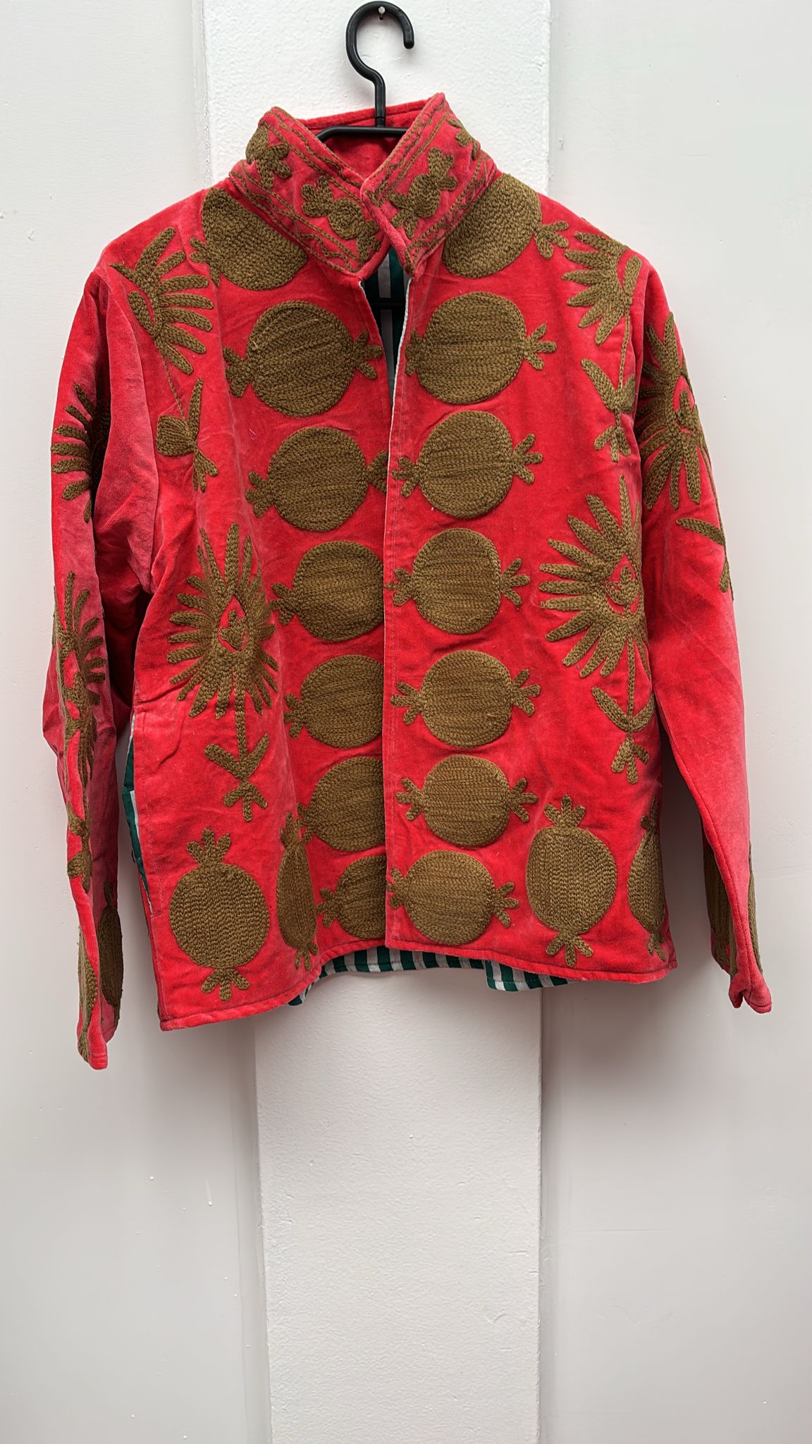 Velvet Indian Jacket  Luxury Handcrafted Velvet Jacket