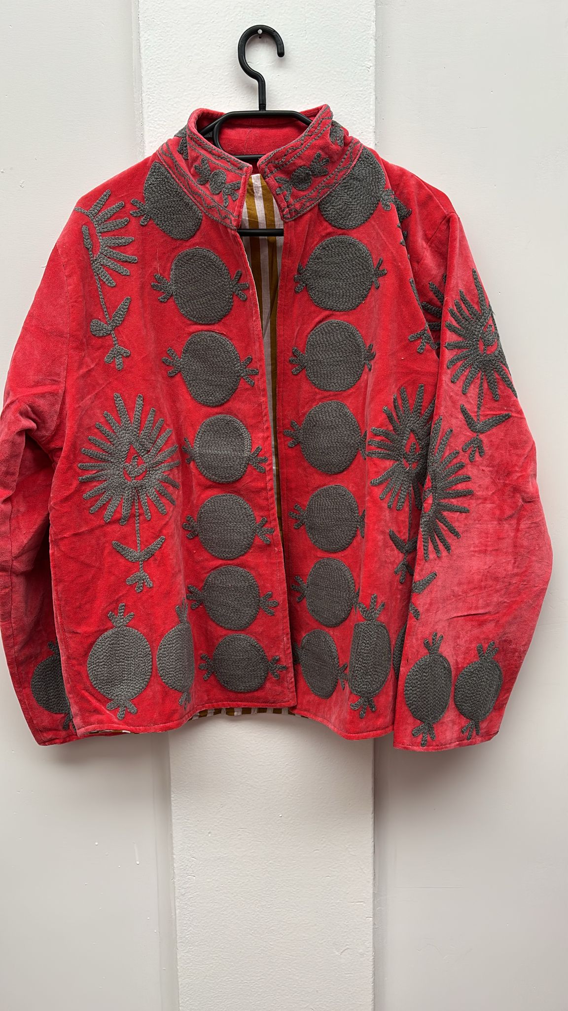 Velvet Indian Jacket  Luxury Handcrafted Velvet Jacket