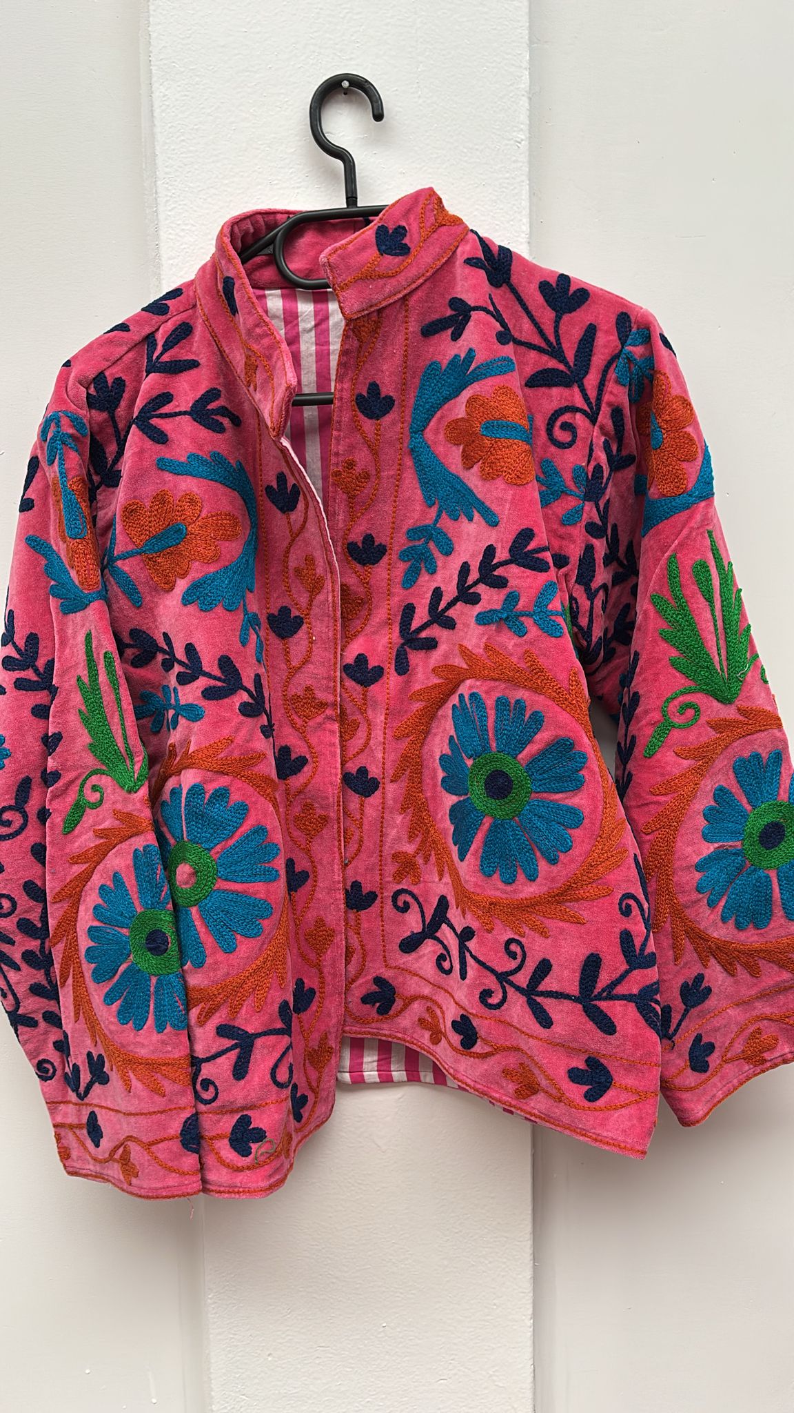 Velvet Indian Jacket  Luxury Handcrafted Velvet Jacket