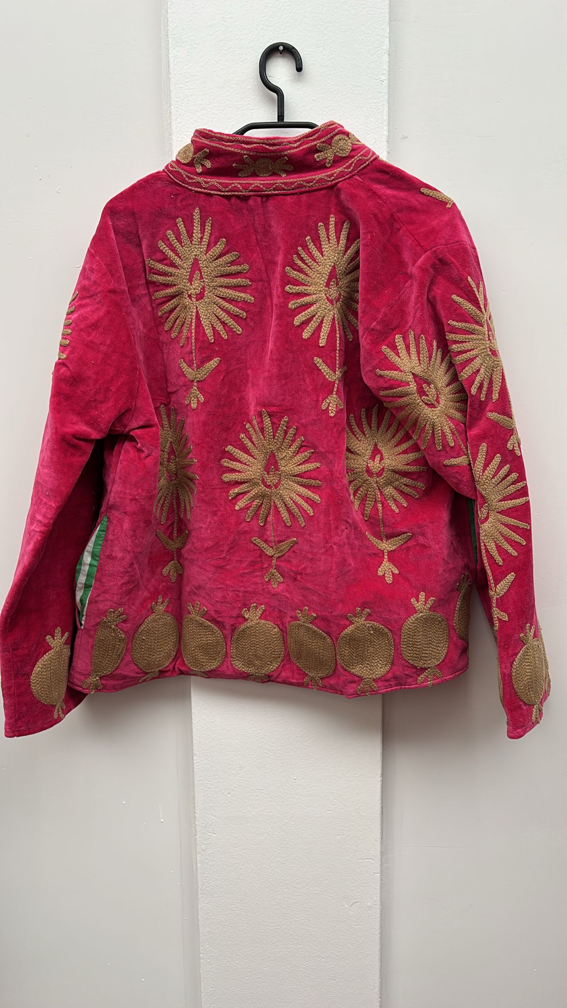 Velvet Indian Jacket  Luxury Handcrafted Velvet Jacket