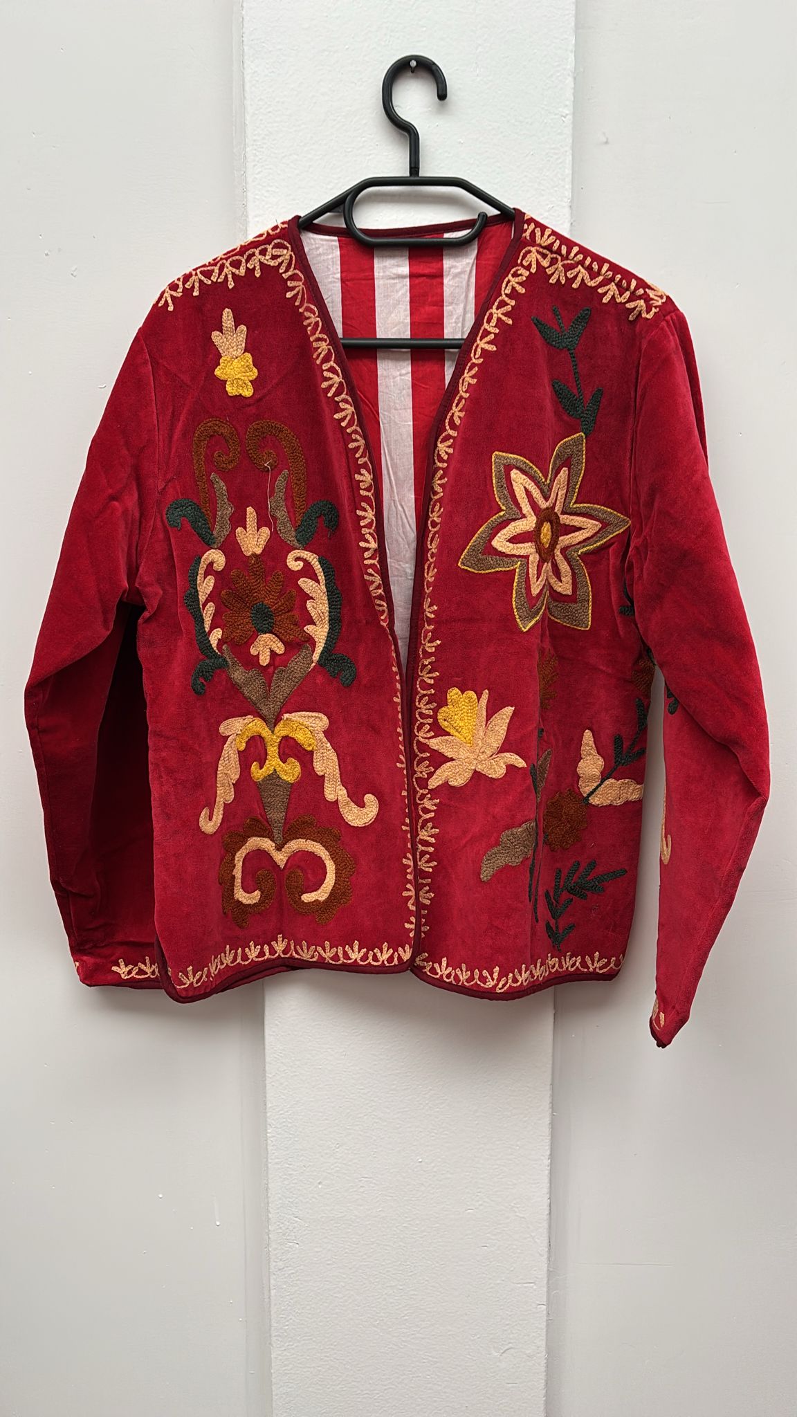 Velvet Indian Jacket  Luxury Handcrafted Velvet Jacket